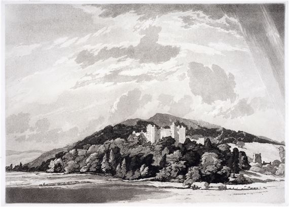 Dunster Castle by William Palmer Robins, 1948