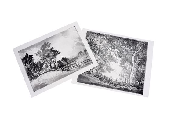 Two studies of a summer’s day walk