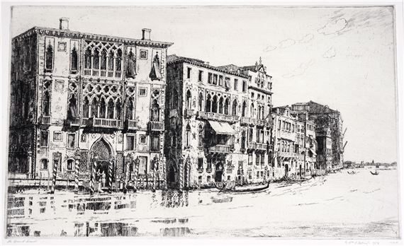 The Grand Canal by William Palmer Robins, 1959