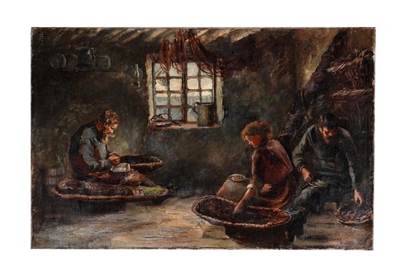 Isa Jobling | The Oyster Shuckers (1851 - 1926) | MutualArt
