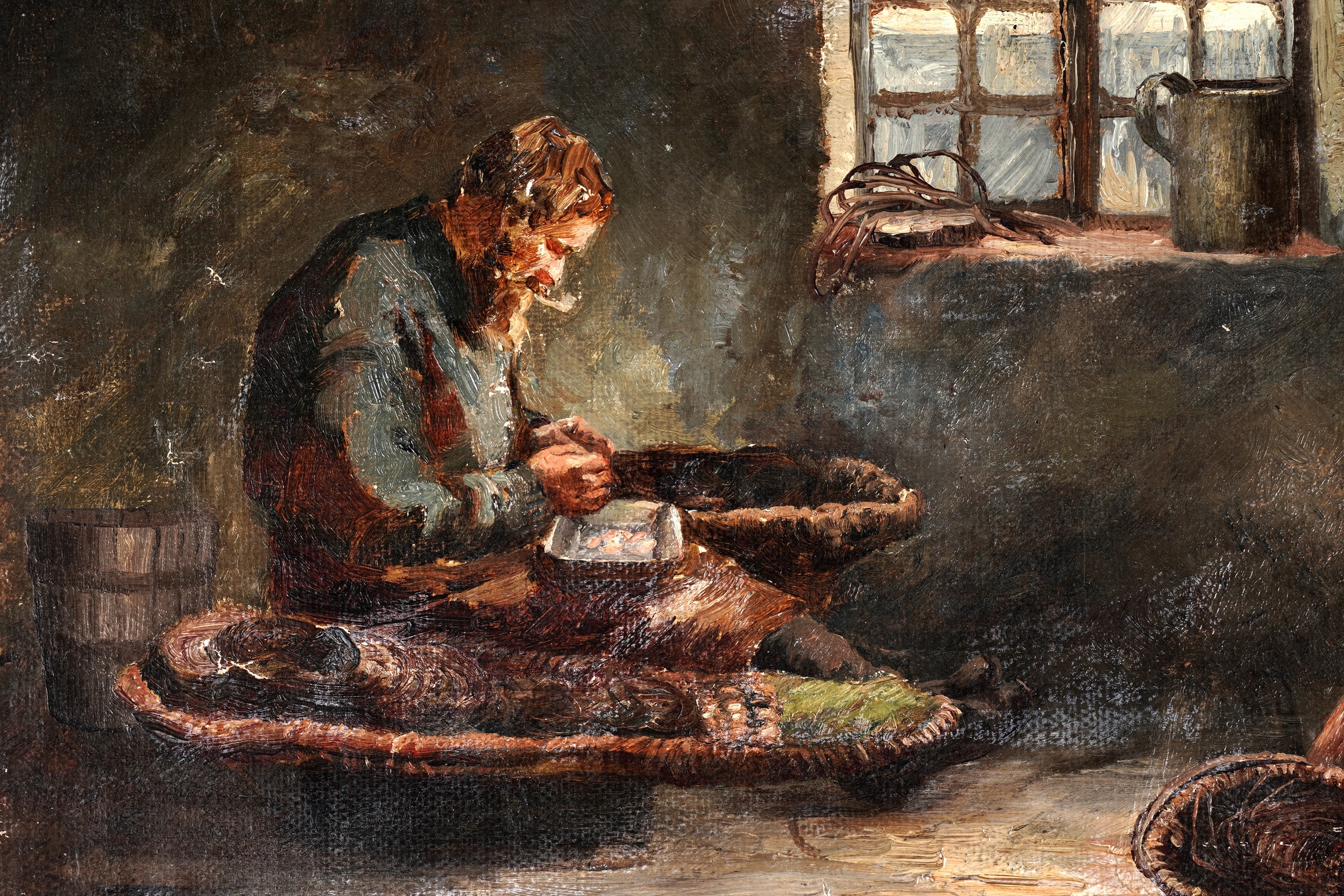 Isa Jobling | The Oyster Shuckers (1851 - 1926) | MutualArt