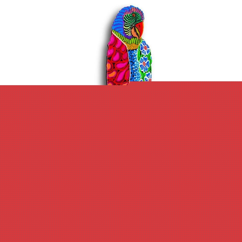 Artwork by Patricia Govezensky, Moment of Peace, Made of Original Painting On Laser Cut Steel