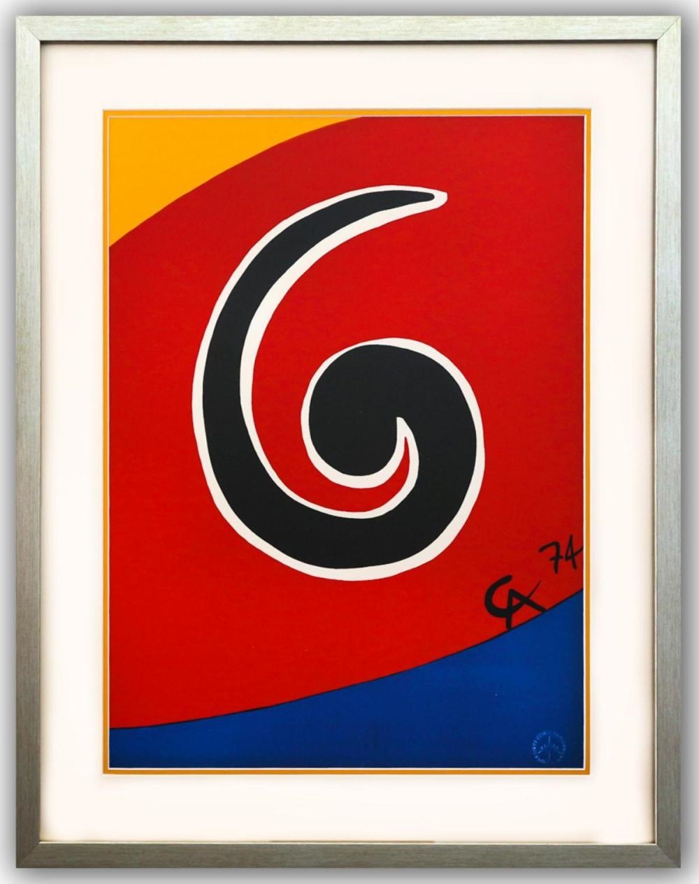 Artwork by Alexander Calder, Flying colors - Skywirl, Made of Lithograph On Arches Paper