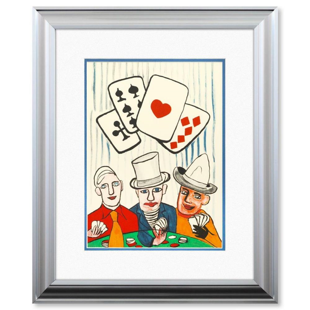 Artwork by Alexander Calder, DLM212 - JOUEURS DE CARTES II, Made of Lithograph