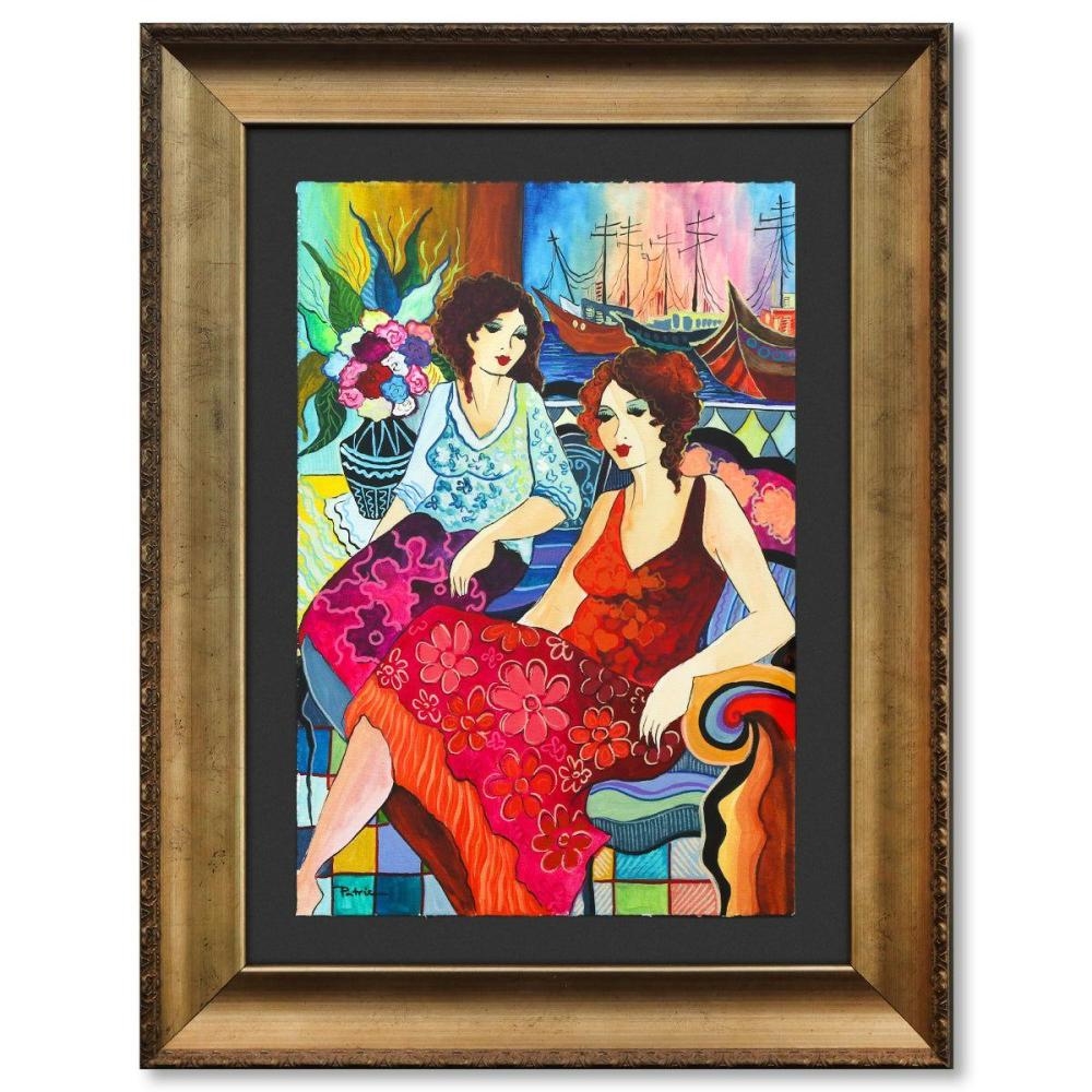 Artwork by Patricia Govezensky, Elsa and Ana, Made of Original Watercolor