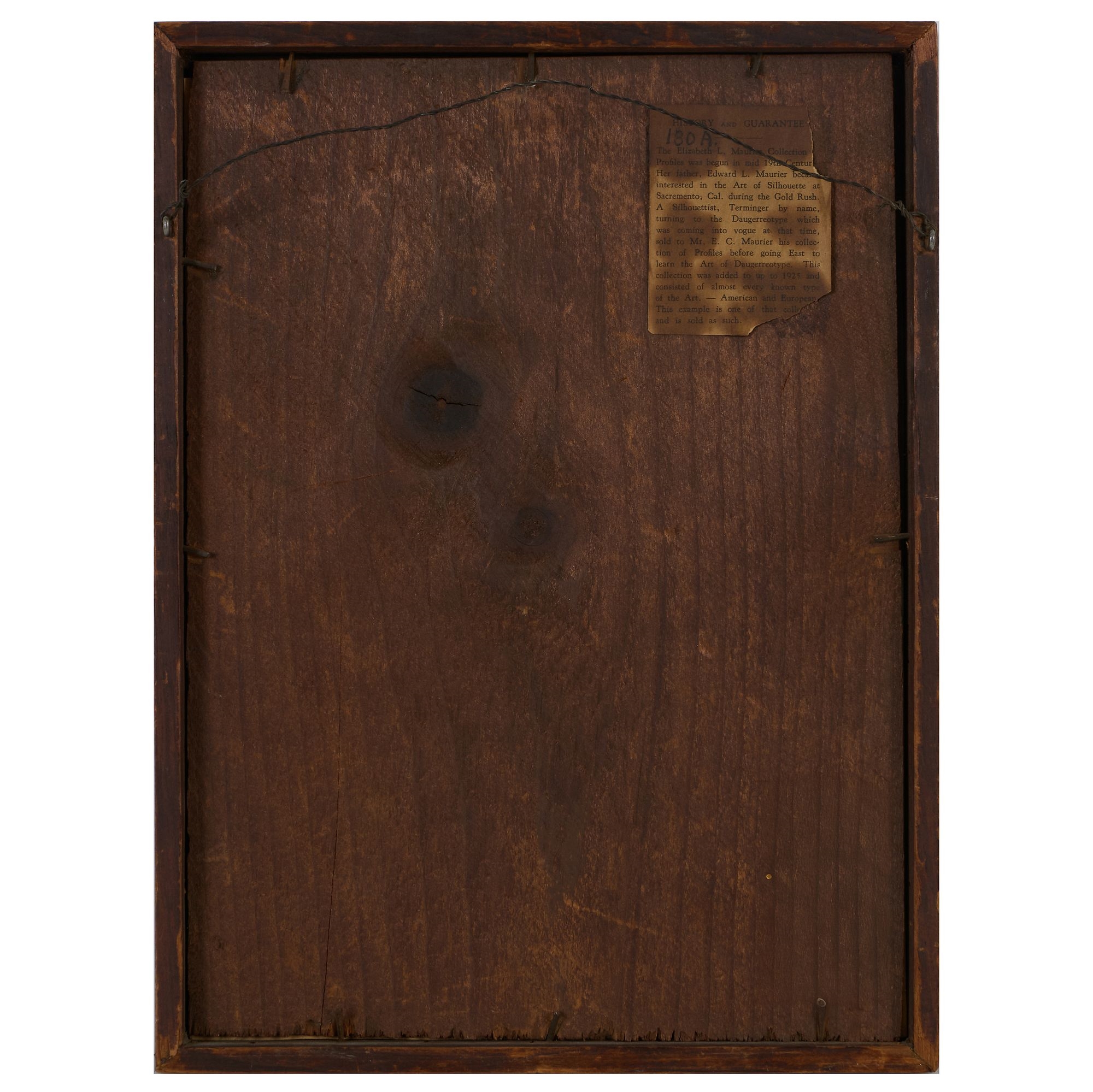 Artwork by Augustin Amant Constant Fidèle Edouart, Silhouette of Mrs. Mary and Master William Cunningham, Made of Cut Out