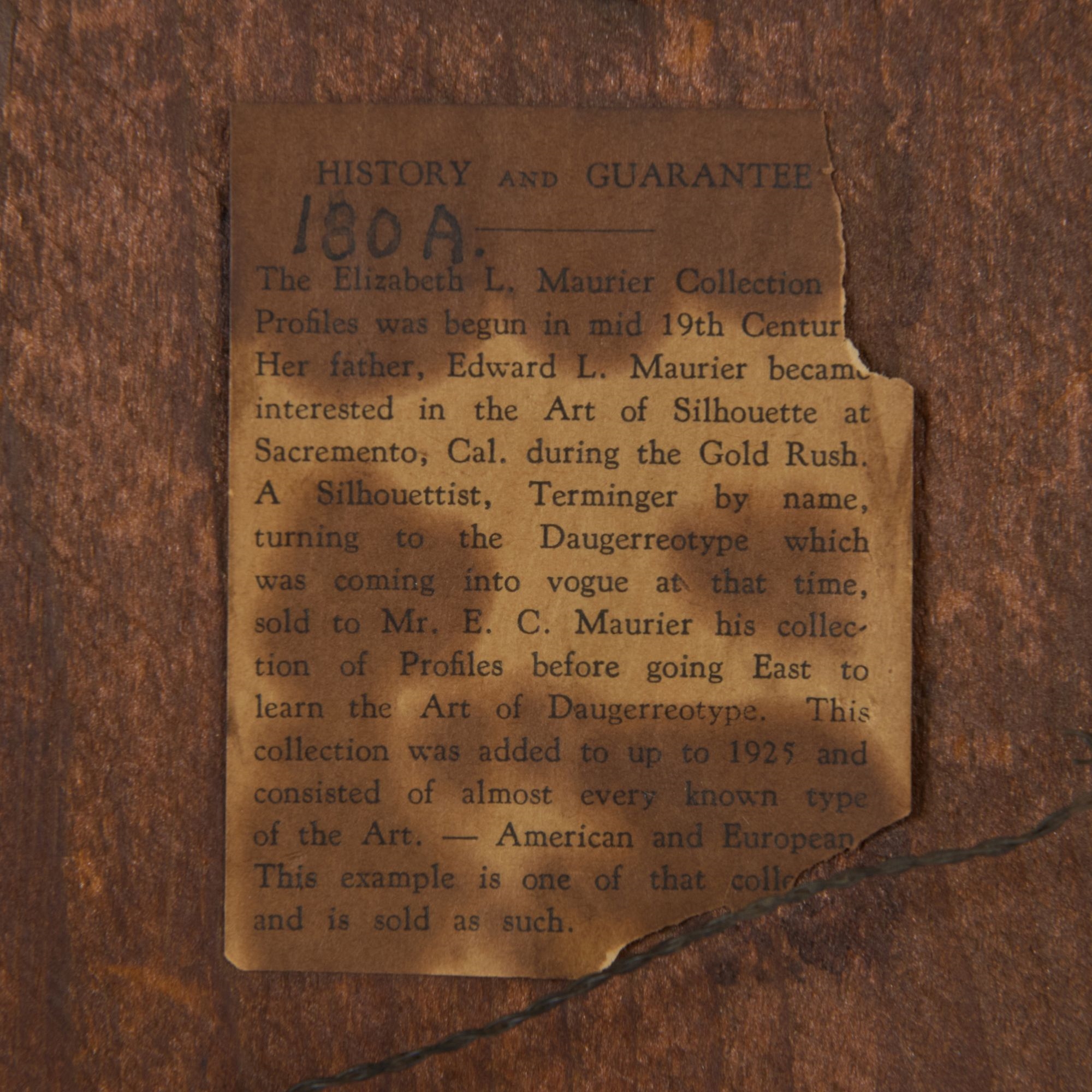 Artwork by Augustin Amant Constant Fidèle Edouart, Silhouette of Mrs. Mary and Master William Cunningham, Made of Cut Out