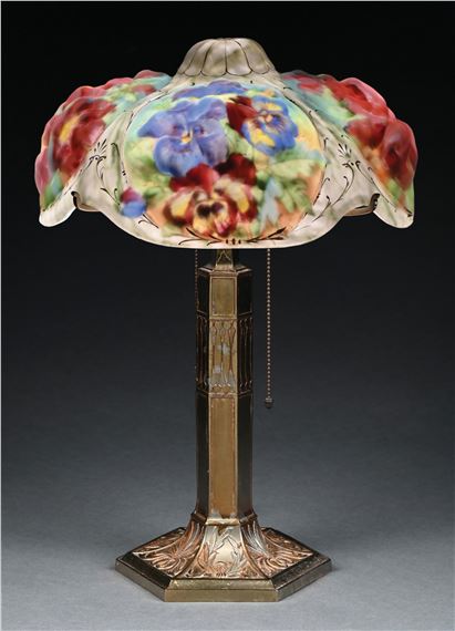 PAIRPOINT OXFORD PUFFY TABLE LAMP by Pairpoint Glass Company