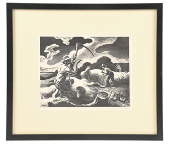 Island Hay - Thomas Hart Benton‏