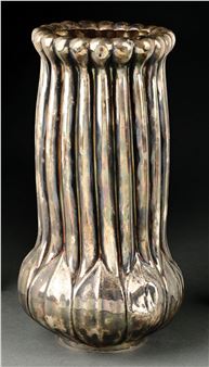Tiffany & Co Ribbed Vase