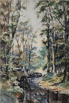 Wooded Creek - William McKendree Snyder