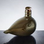 Artwork by Oiva Toikka, bird, Made of Sculpture