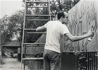 Keith Haring: FDR Drive Mural, 1984 - Martos Gallery, New York