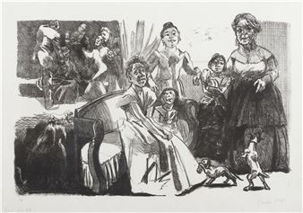 Self Portrait with Grandchildren - Paula Rego