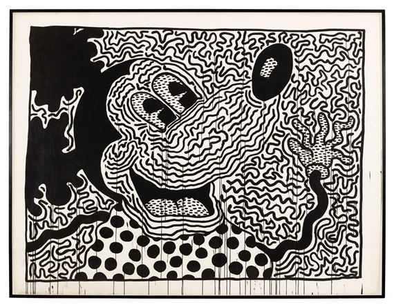 Untitled by Keith Haring, Executed in 1982