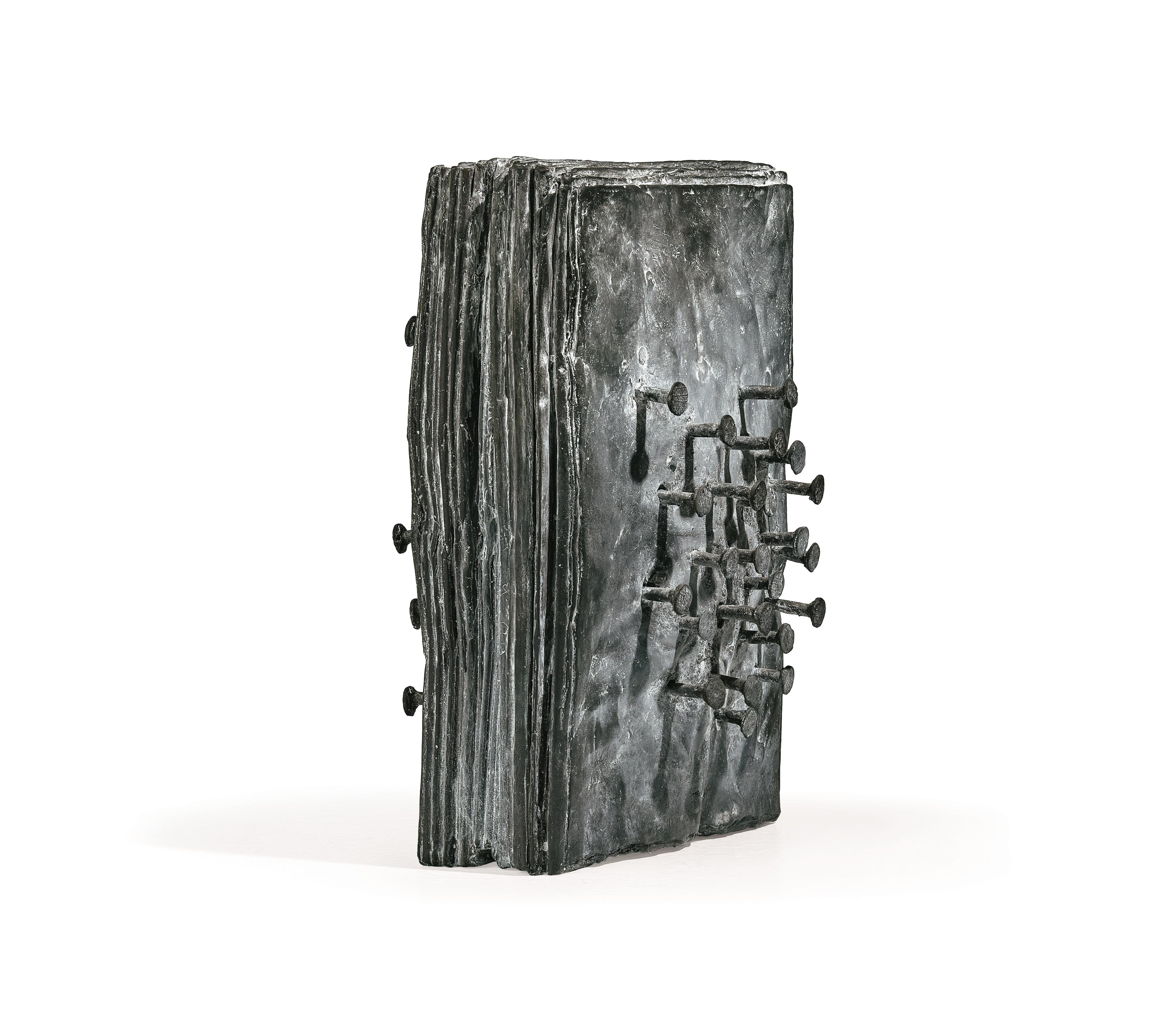 Günther Uecker | Zeitungsblock (Newspaper Block | MutualArt