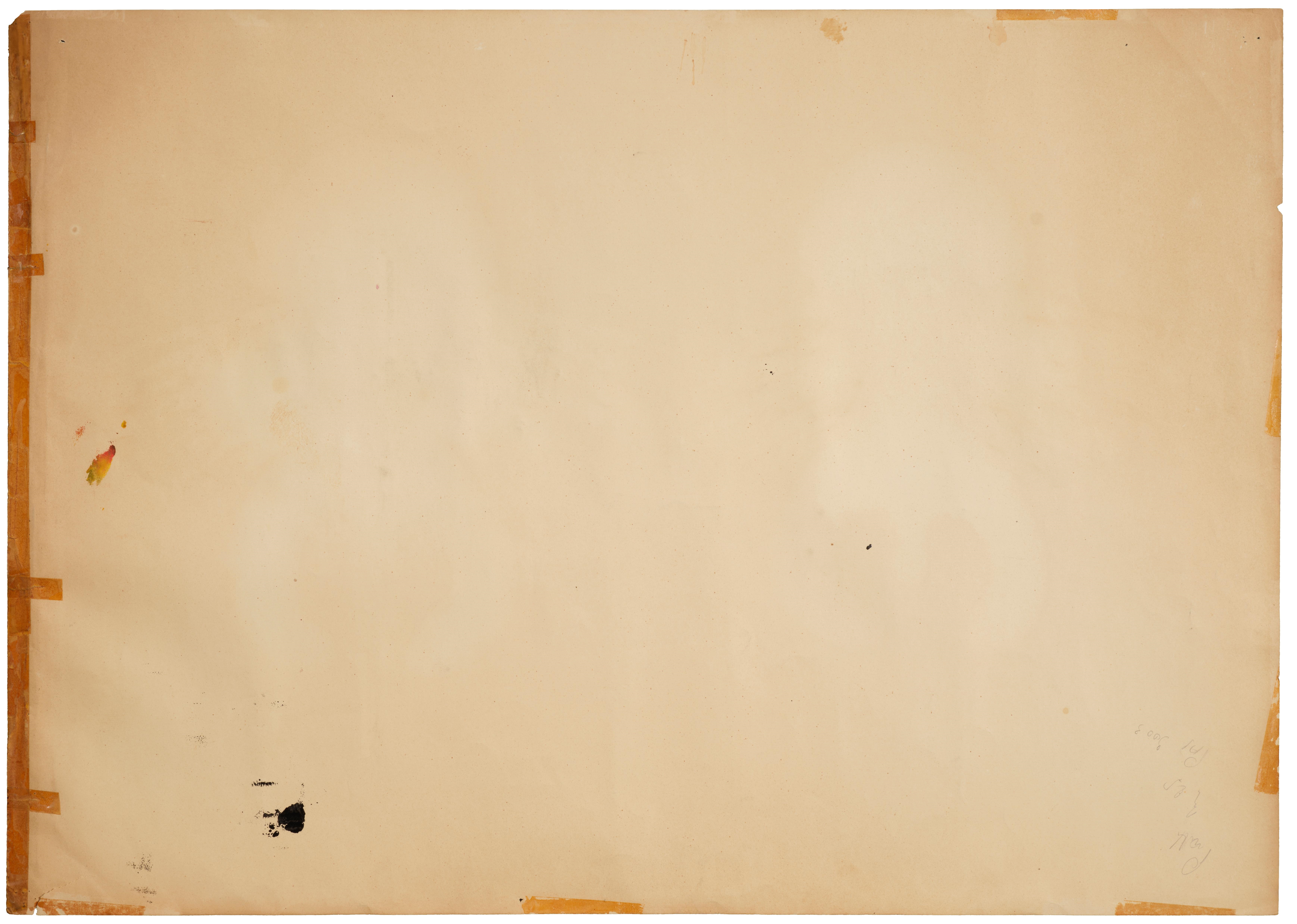 Artwork by Piero Manzoni, Untitled (Composition, Made of Oil And Tempera On Paper
