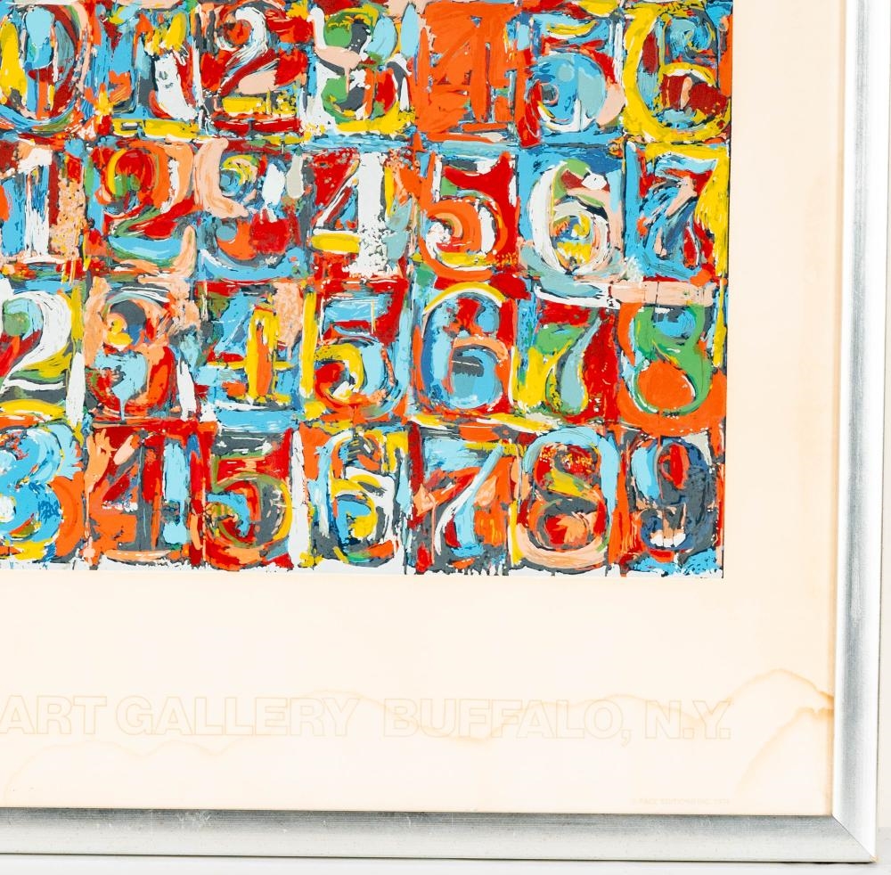 Jasper Johns | Numbers in Color | MutualArt