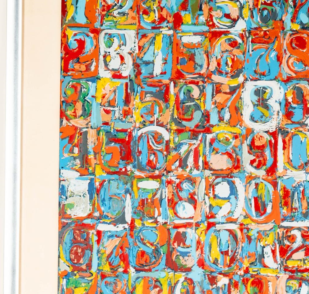 Jasper Johns | Numbers in Color | MutualArt
