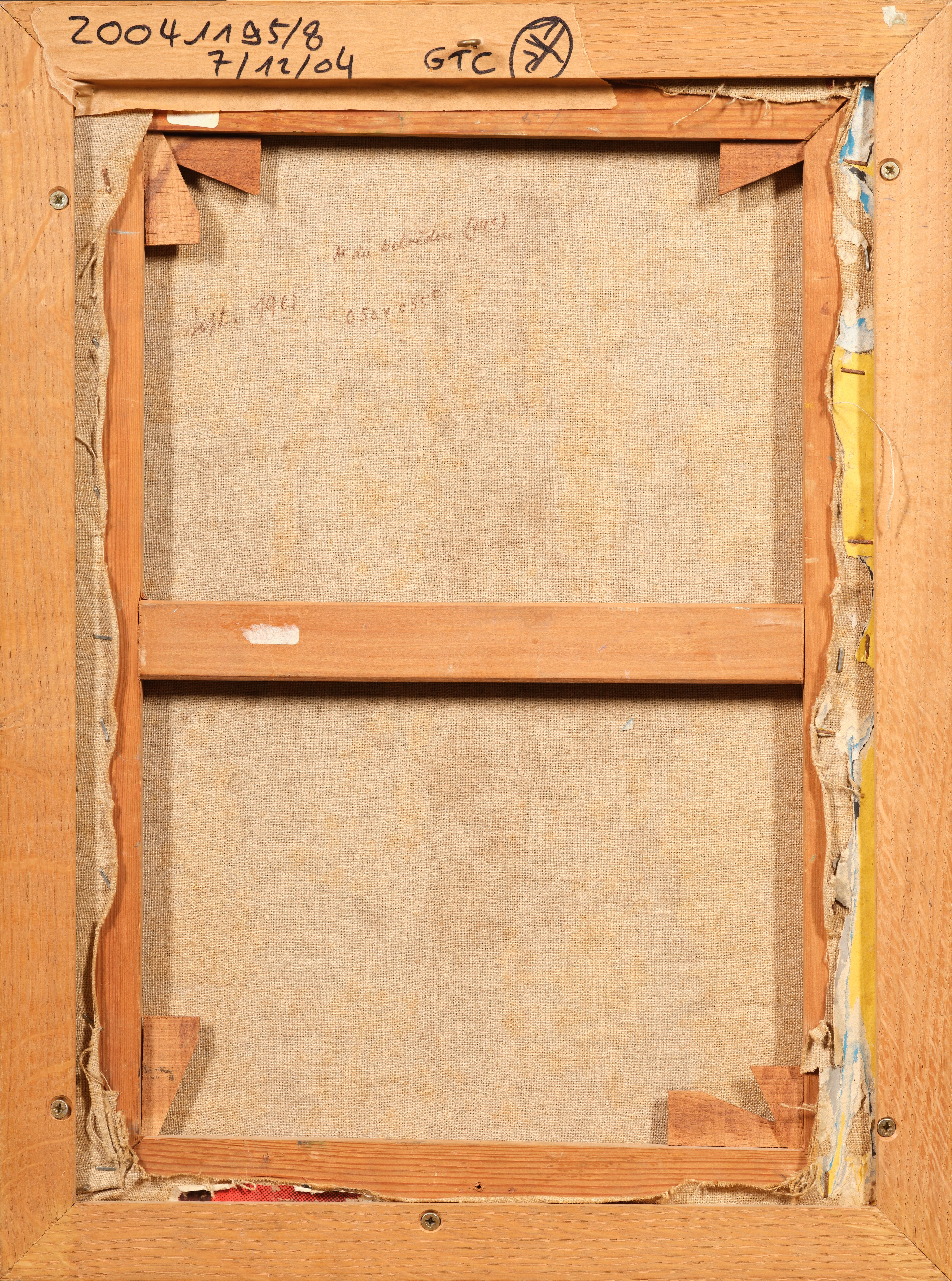 Artwork by Jacques Villeglé, Avenue du Belvédère 19e, 1961, Made of Décollage On Canvas