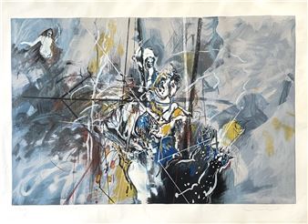 The knight on his horse - Uri Lifschitz