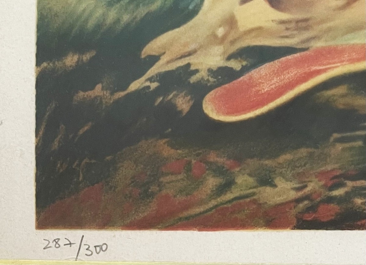 Artwork by Samuel Bak, Pear in the landscape, Made of Lithograph