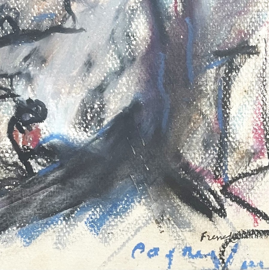 Artwork by Isaac Frenel, Landscape, Made of Pastel