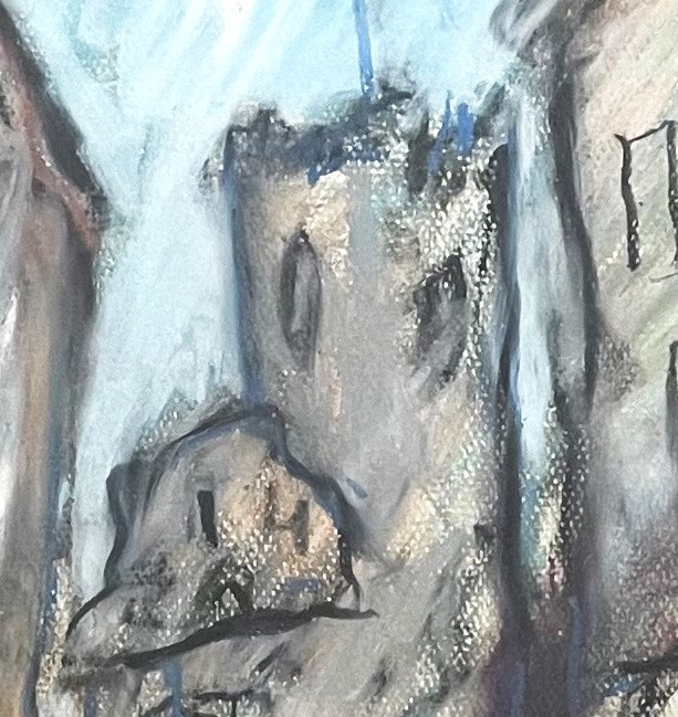 Artwork by Isaac Frenel, Landscape, Made of Pastel