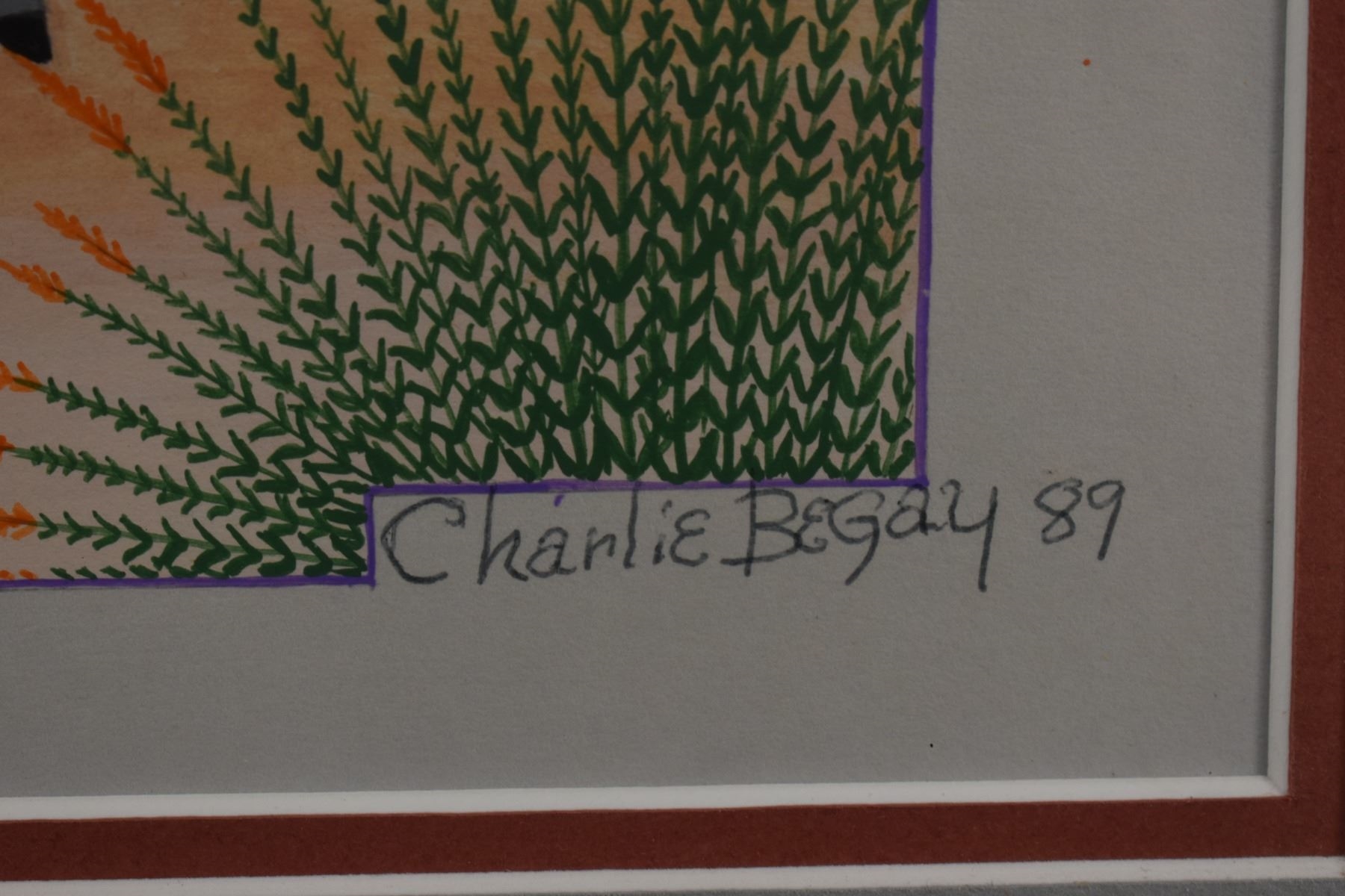 Charlie Begay | Navajo Painting (1989) | MutualArt