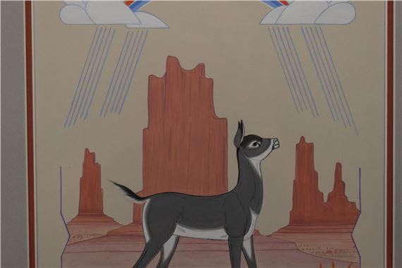 Charlie Begay | Navajo Painting (1989) | MutualArt