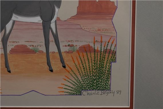 Charlie Begay | Navajo Painting (1989) | MutualArt
