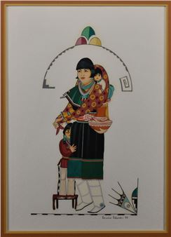 San Ildefonso Painting - Geraldine Gutierrez