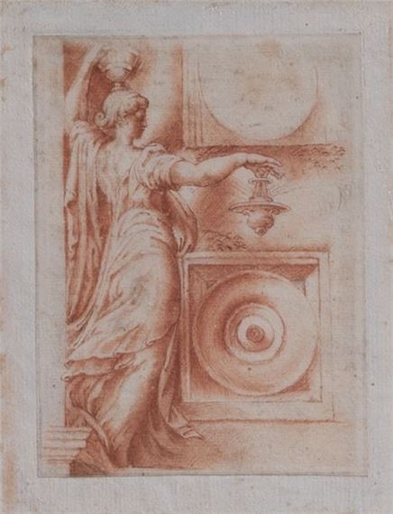 Study of a figure after Parmesan by Italian School, 16th Century, 16th century