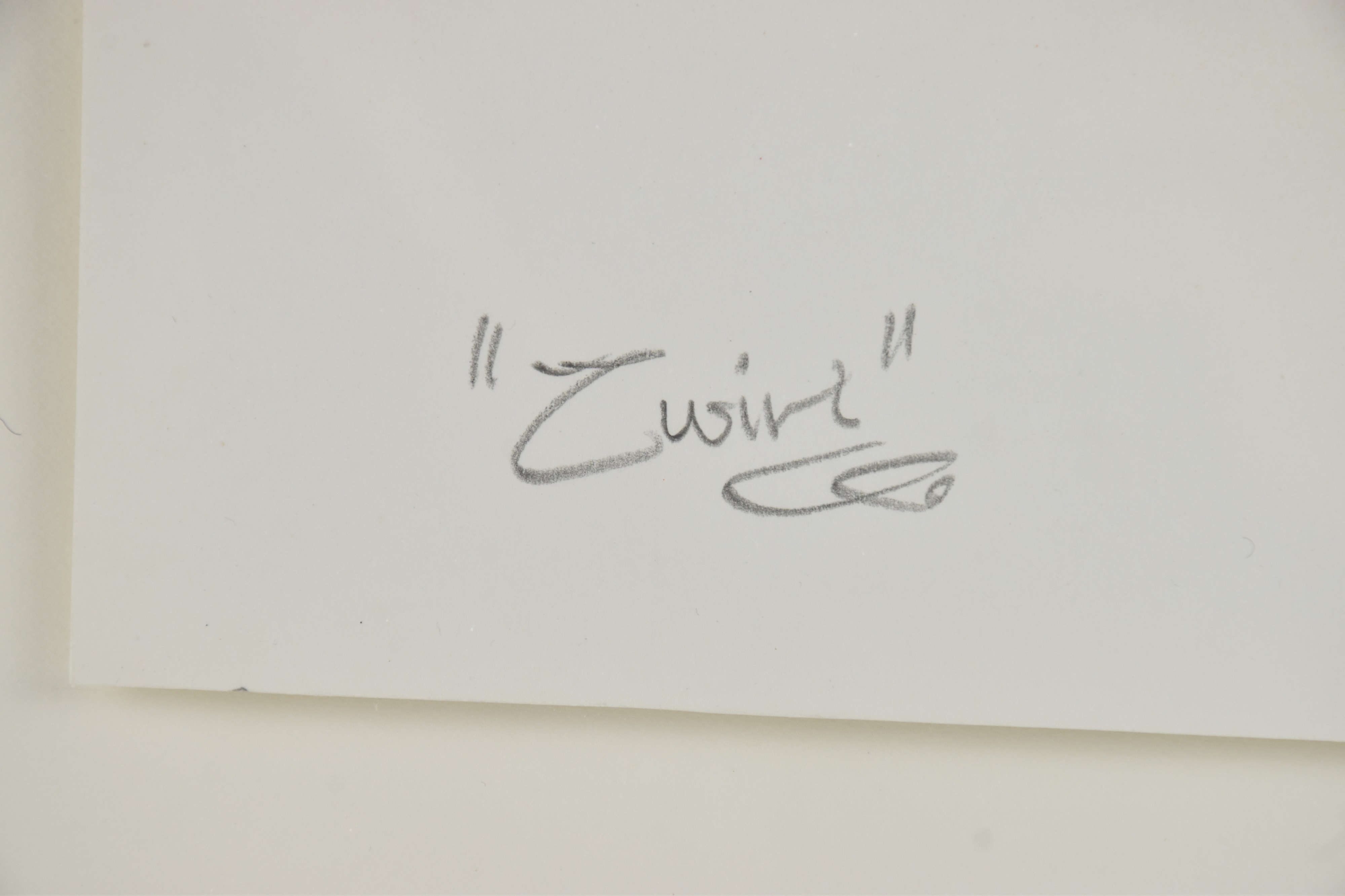 Artwork by Peter Sedgley, Zwirl, Made of Acrylic On Board