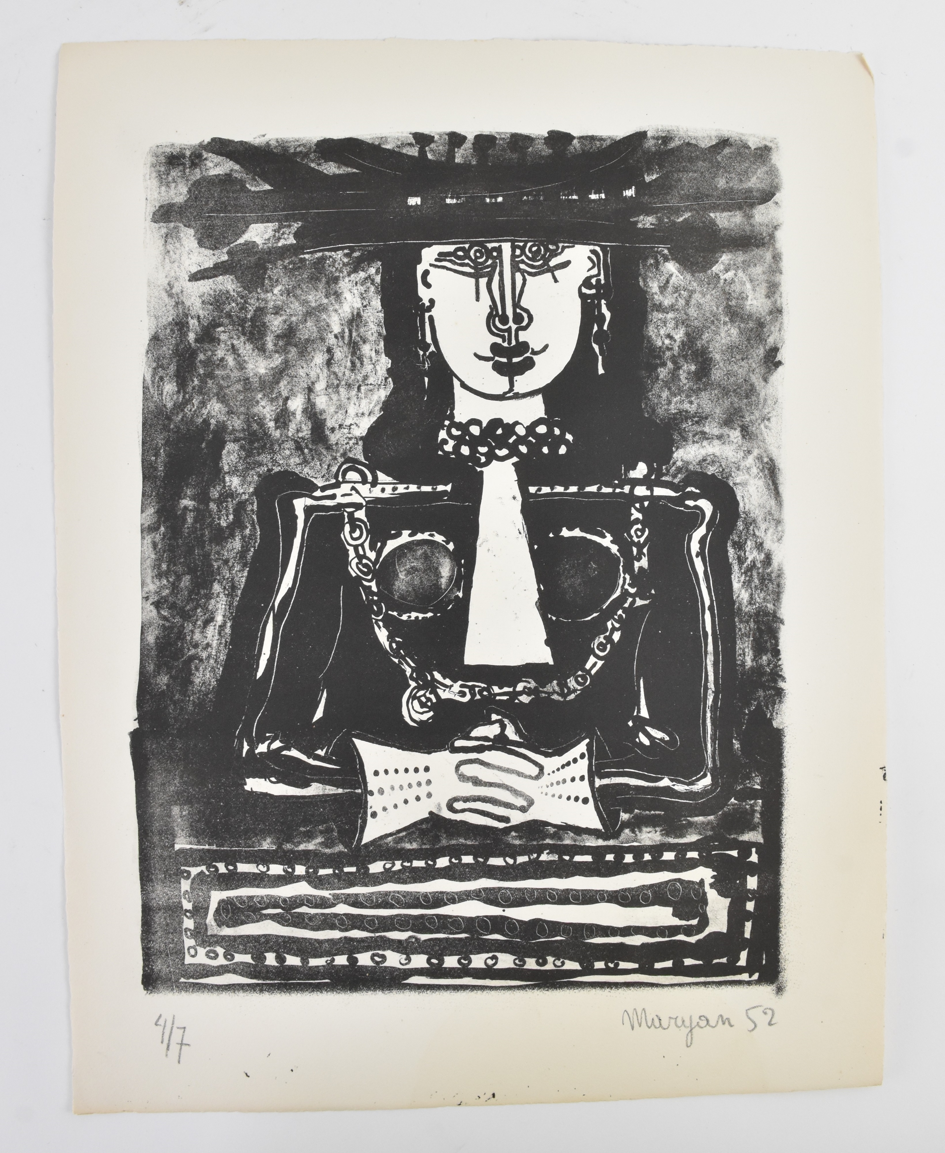 Artwork by Maryan S. Maryan, Untitled, Made of Black And White Print