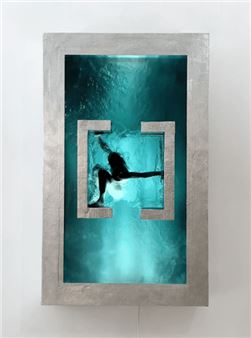 Marck explores the poetry of water in "Das Wasser" at Bluerider ART Shanghai