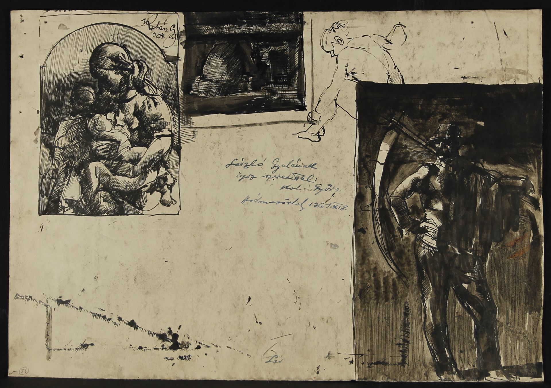 György Kohán | Tanulmányrajzok (1954) | MutualArt