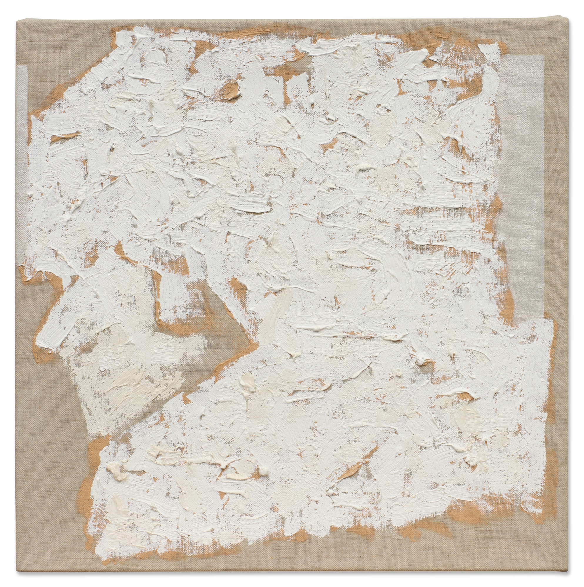 Artwork by Robert Ryman, Session, Made of oil on linen