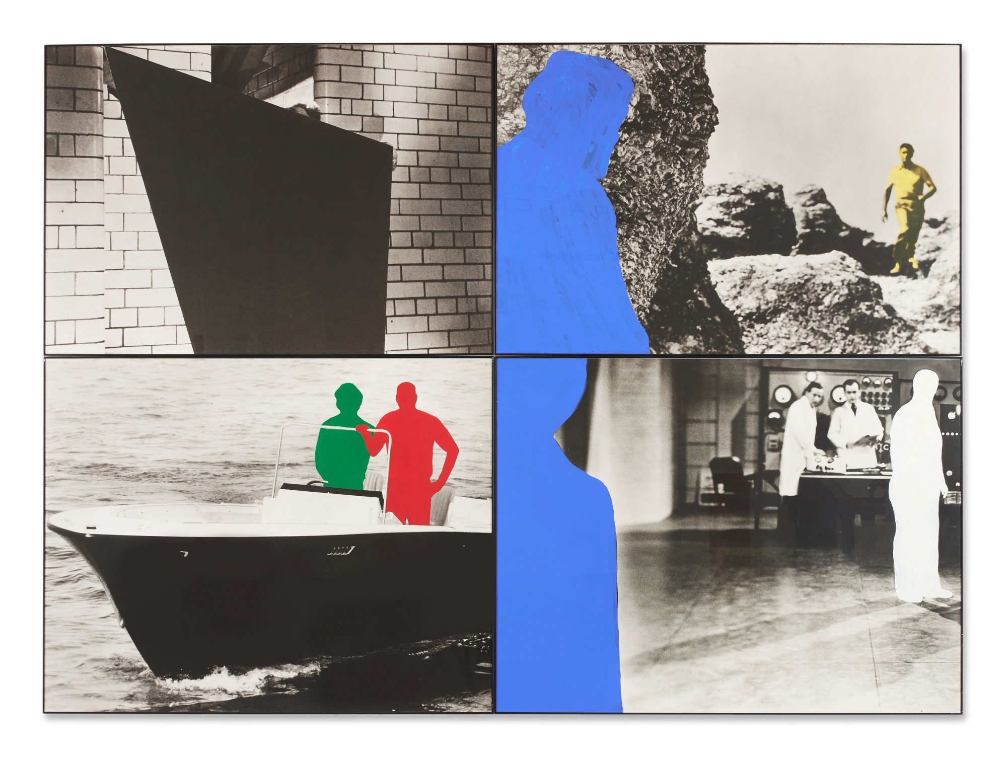 John Baldessari | Two Confrontations with Colored Observation (1989 ...