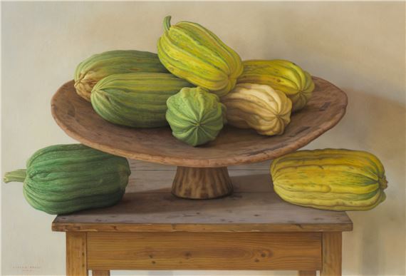 Pumpkins by Claudio Bravo, Executed in 2005