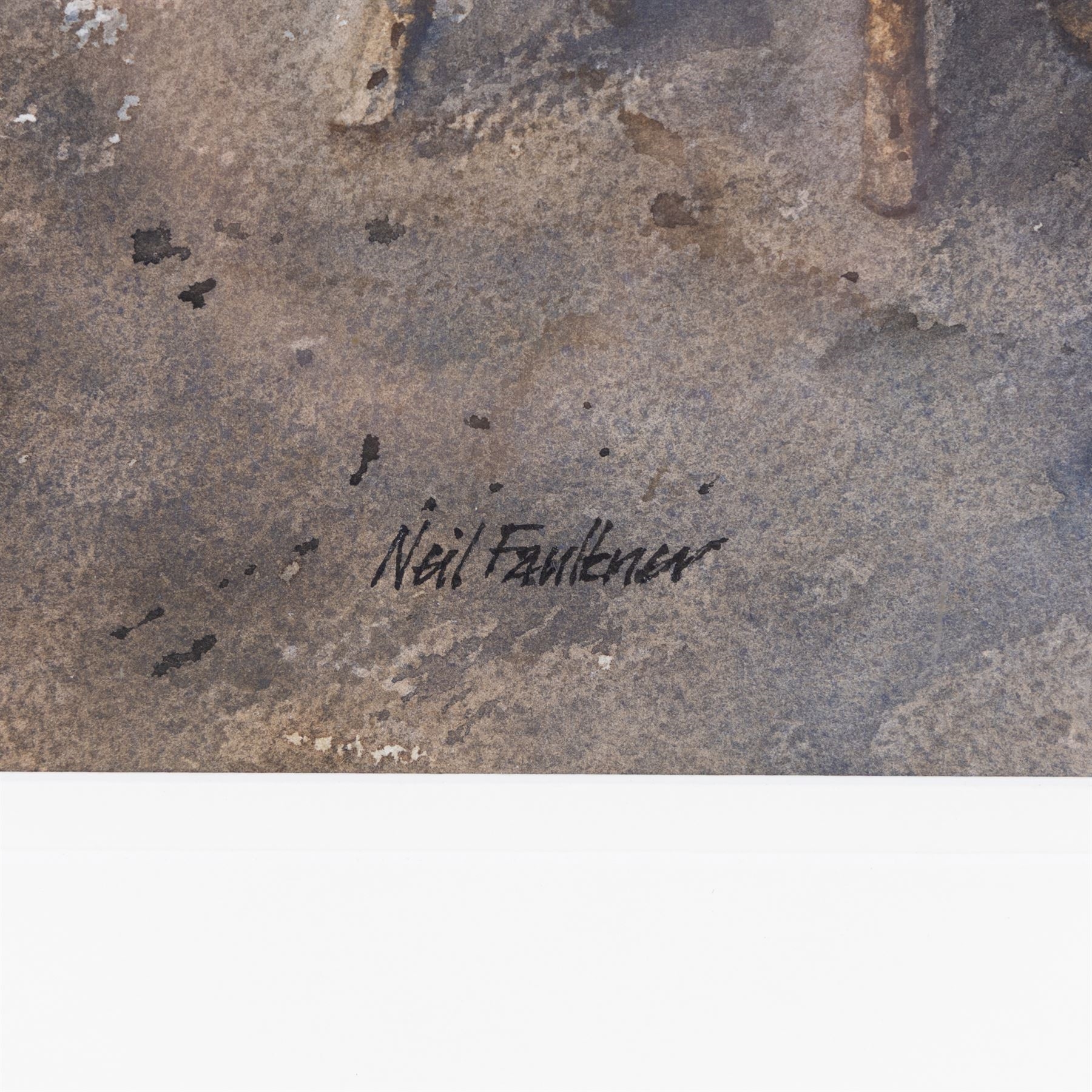 Artwork by Neil Faulkner, In the Workshop, Made of Watercolour