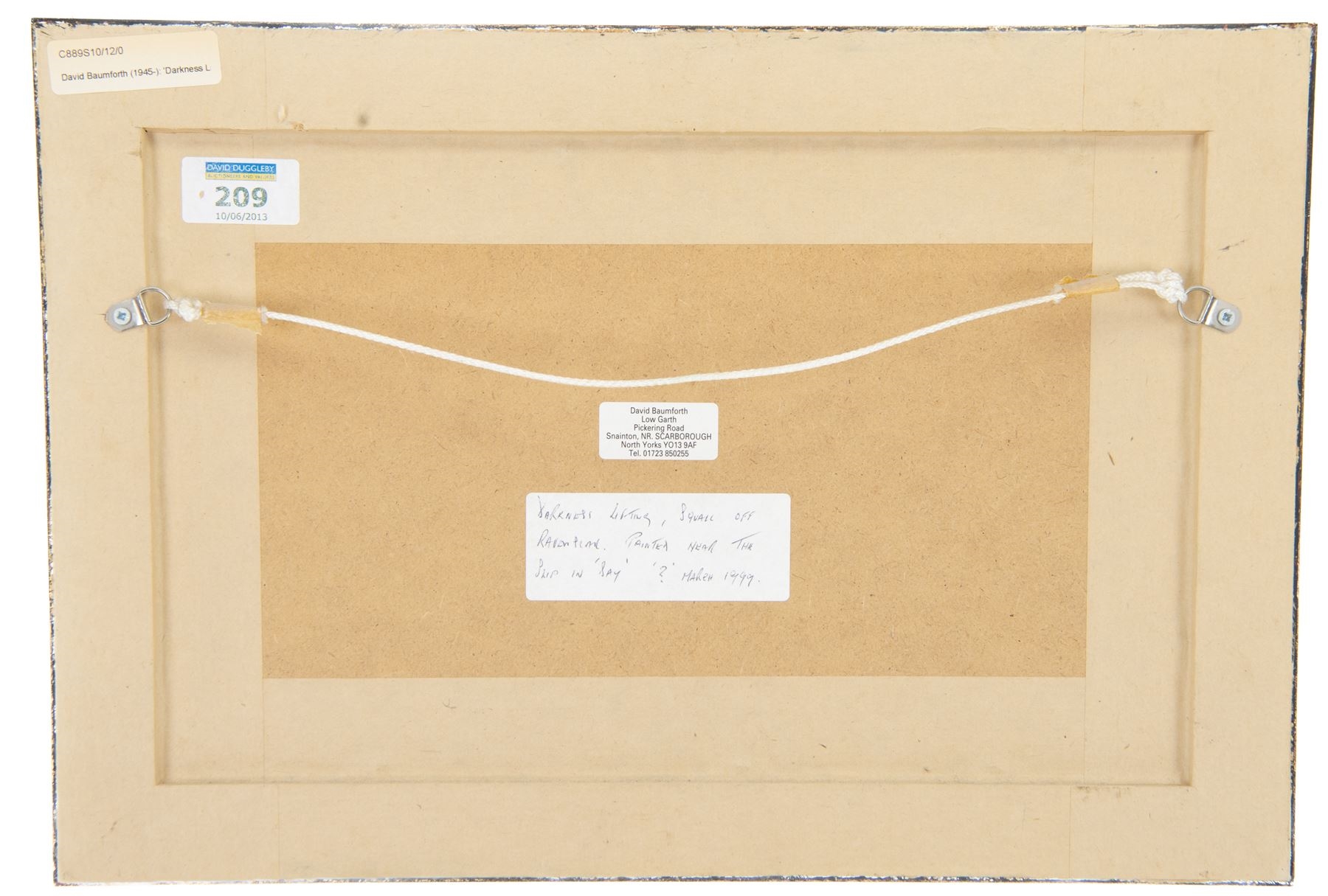 David Baumforth | Darkness Lifting - Squall off Ravenscar (1999 ...