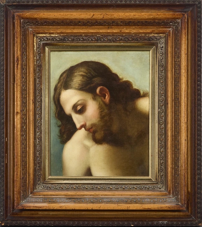 Artwork by Carlo Maratta, Head of Christ, from The Baptism of Christ, Made of Oil On Canvas