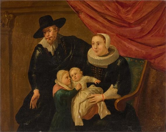 Family portrait of the painter Cornelis de Vos - Anthony van Dyck