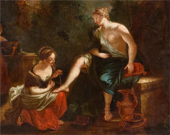 The Toilet of Venus - Italian School, 18th Century