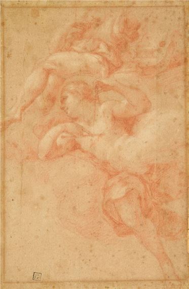 Study of a woman holding an instrument - Carlo Maratta