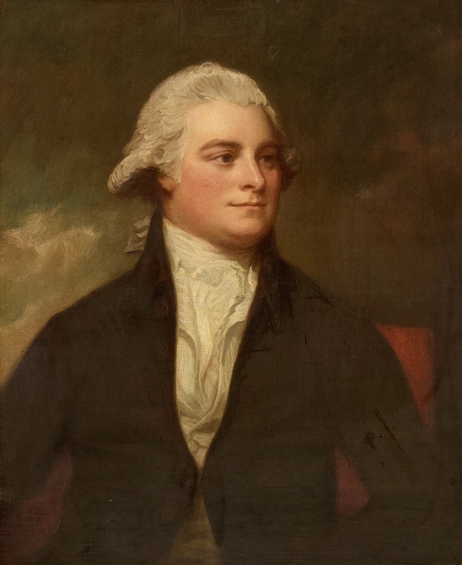Artwork by George Romney, Portrait of John Coulthurst, Made of Oil On Canvas