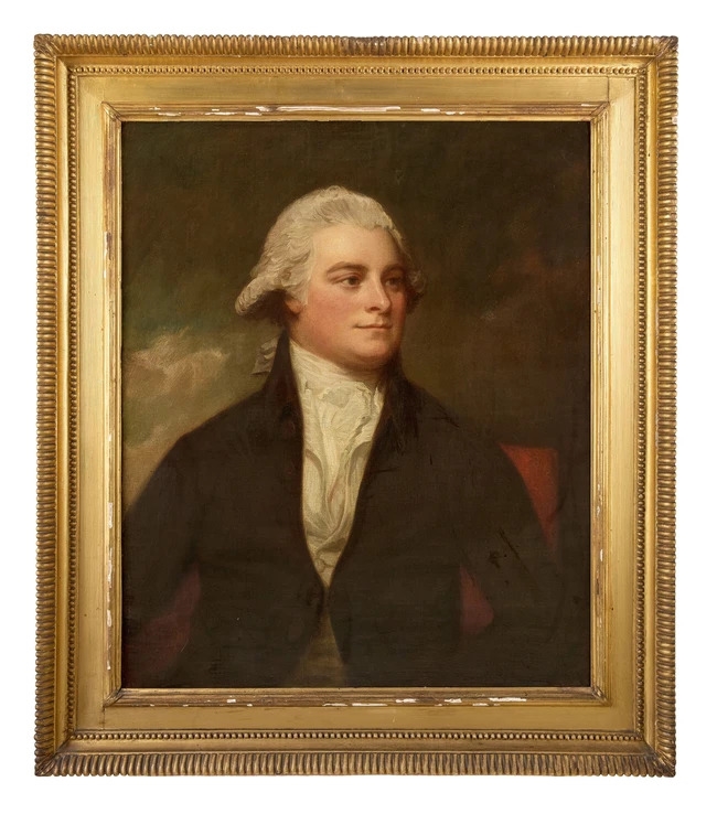 Artwork by George Romney, Portrait of John Coulthurst, Made of Oil On Canvas
