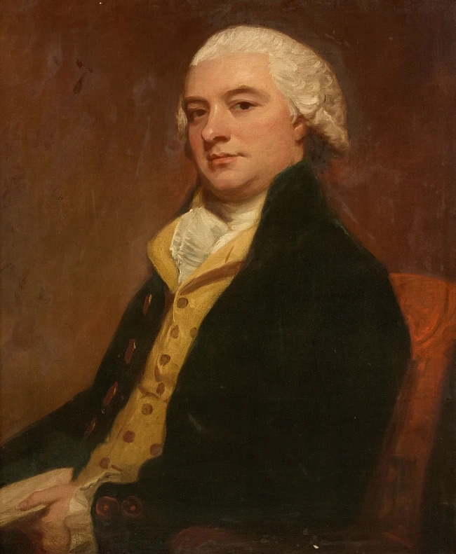 George Romney | Portrait of Oliver Farrer (1787) | MutualArt