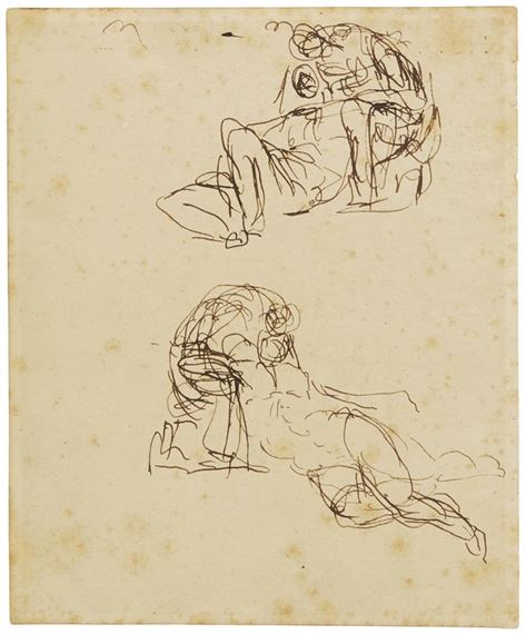 A sheet of figural studies - George Romney